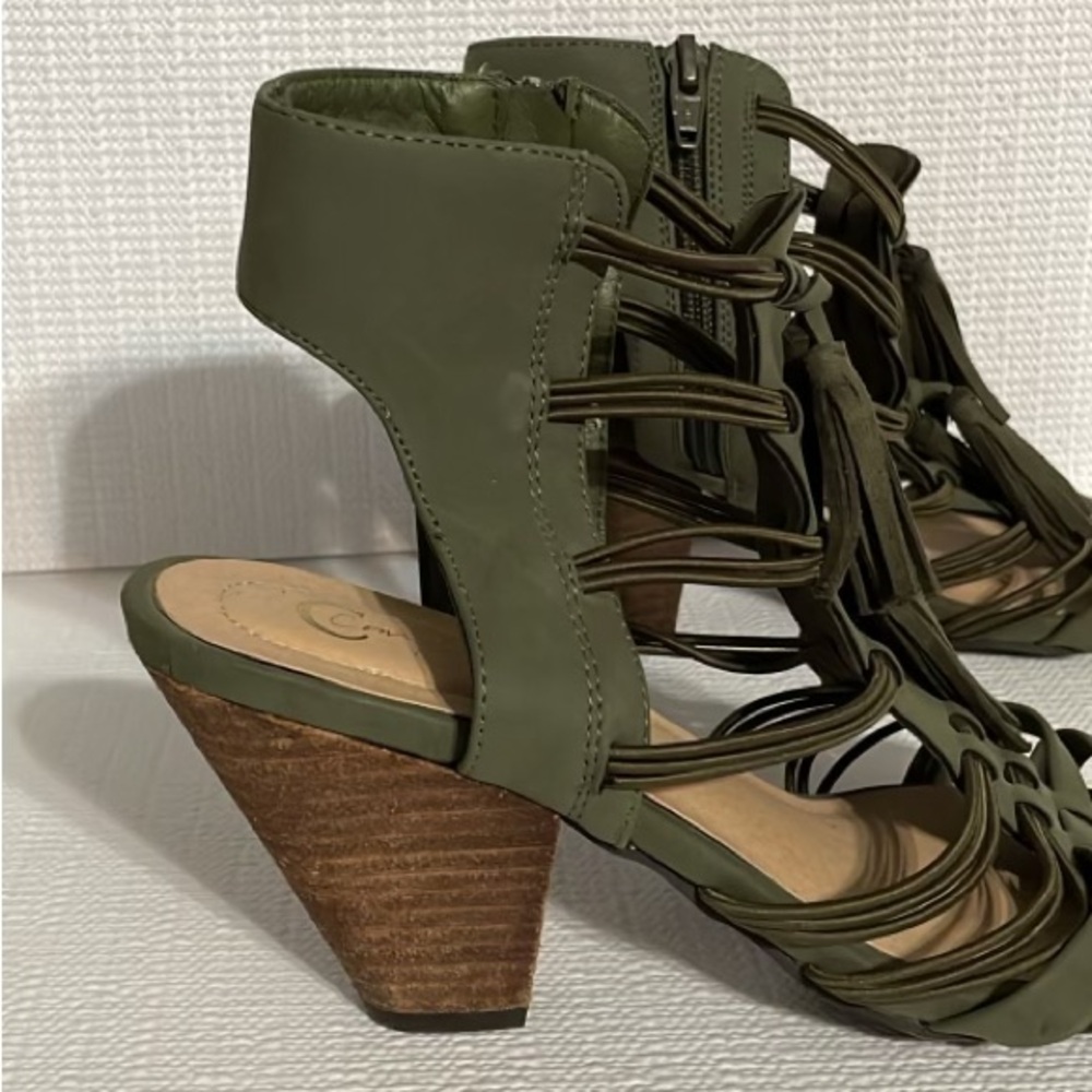 C confort 1946 chunky heels sandals ,size 10 - Picture 9 of 11